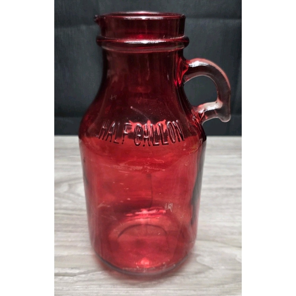 Old Red Half Gallon Finger Jug